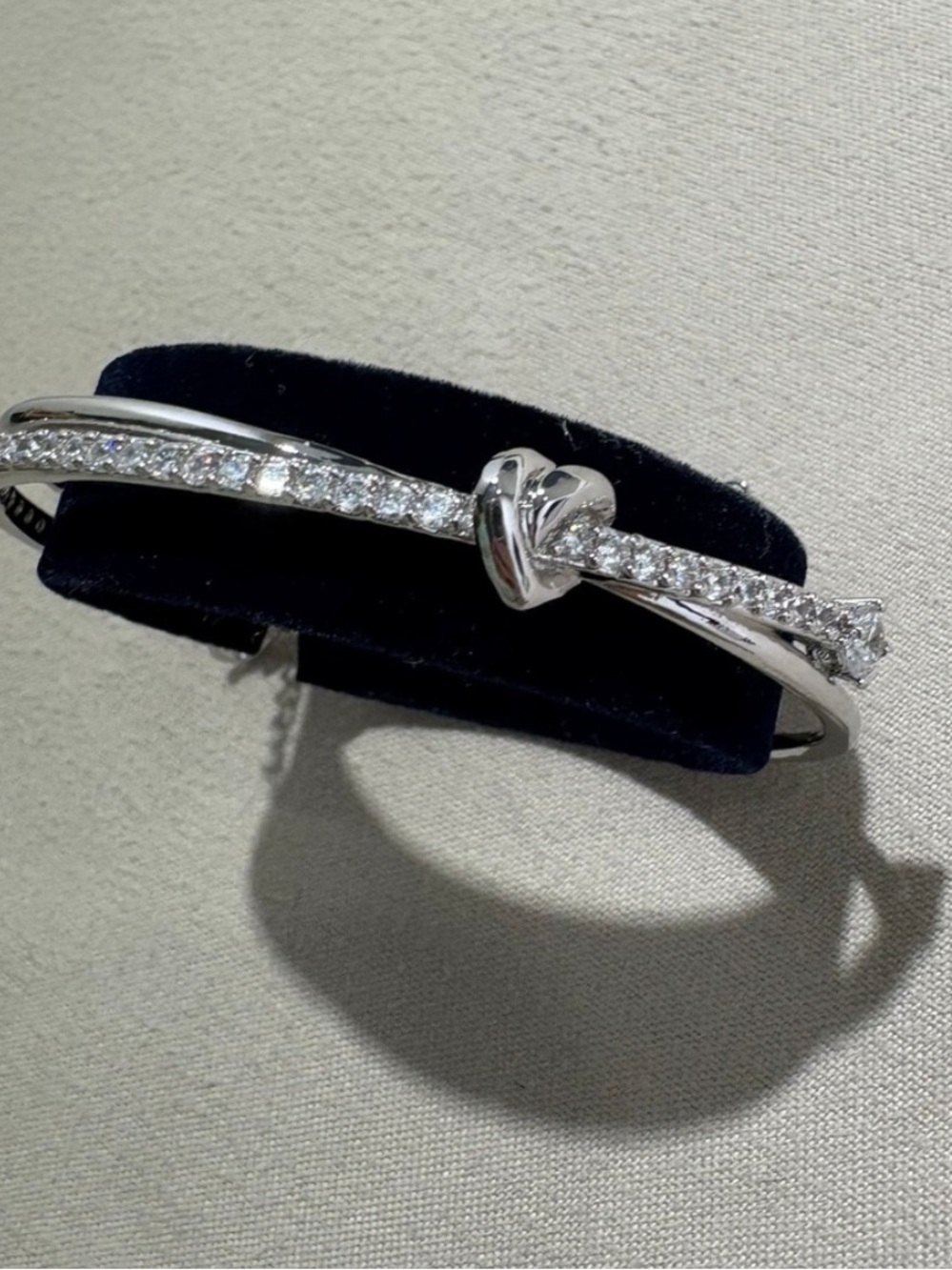 Swarovski heart bracelet